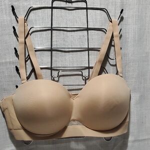 Cacique Beige Strapless Convertible Bra